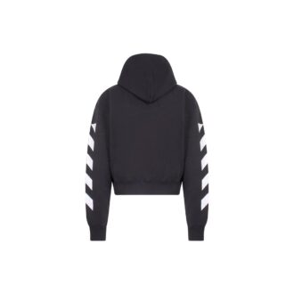 Bluza z rękawem w białe paski z kolekcji SS22, wersja standardowa, czarna