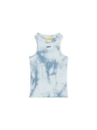 Bluzka prążkowana Off Stamp Tie Dye
