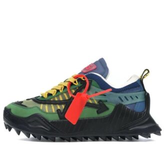 Buty do biegania Odsy-1000 Niebieskie/Zielone/Żółte
