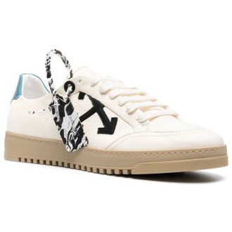 Buty Dunk Low z łączonymi sznurowadłami „White Blue Tan”