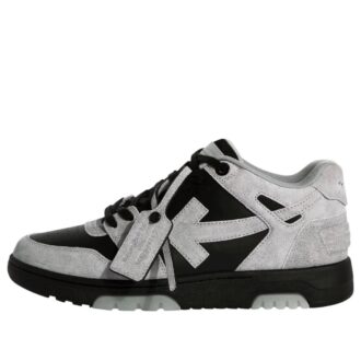 Buty Out Of Office „OOO” Low Tops „Jasnoszare z czarnym zamszem”