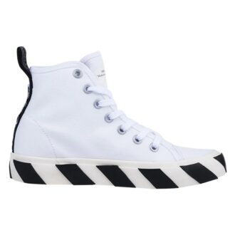 Buty z Vulcanized płótna o średniej wysokości Czarne/Białe
