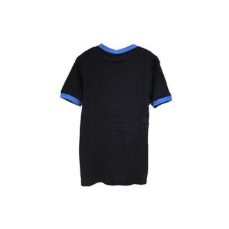 C O VIRGIL ABLOH Czarno-niebieskie szorty z krótkim rękawem „Black Blue”