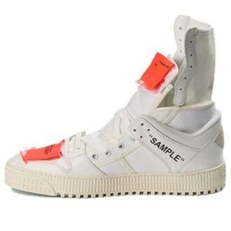 C O VIRGIL ABLOH FW 18ss Biała naszywka