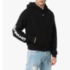 C/O Virgil Abloh Męska czarna bluza z nadrukiem czaszek