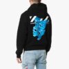 C/O Virgil Abloh Męska czarna bluza z nadrukiem czaszek