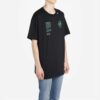 C/O Virgil Abloh Męska czarna koszulka z nadrukiem łuków