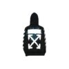 c/o virgil abloh męska czarna kurtka z kropelkami strzałek incompiuto
