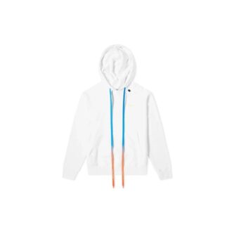 C/O Virgil Abloh Męskie białe spodnie slim z akrylovymi Arrows