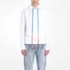 C/O Virgil Abloh Męskie białe spodnie slim z akrylovymi Arrows