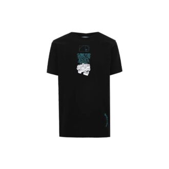 C/O Virgil Abloh Męskie czarne Fibonacci Dripping Arrows Slim