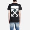 C/O Virgil Abloh Męskie czarne Fibonacci Dripping Arrows Slim
