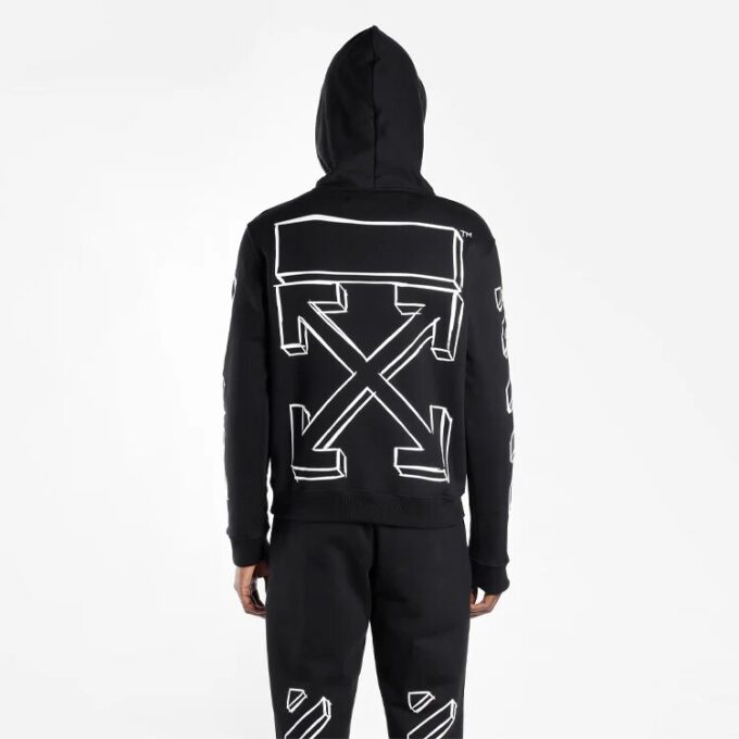 C/O Virgil Abloh Męskie czarne markery Arrows