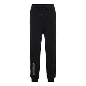 C/O Virgil Abloh Męskie spodnie dresowe Black Tape, czarne