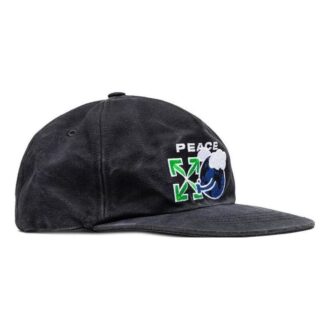 Czapka baseballowa z haftem, unisex, czarna