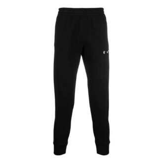Czarne spodnie sportowe z logo SS21