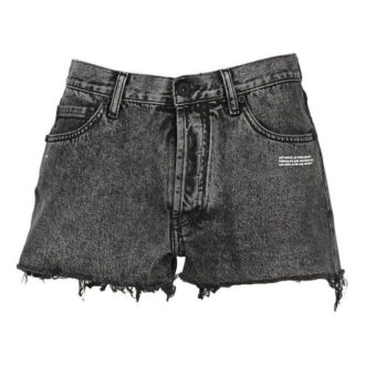 Czarne szorty Denim Off-White z logo