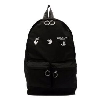 Czarny plecak męski Off-White z nadrukiem logo