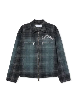 Denim Jacquard Skate Coach Kurtka