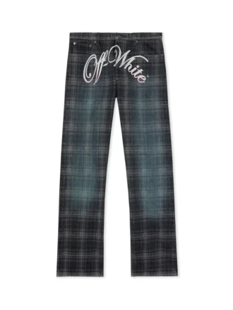 Dżinsy Check Jacqaurd Slim Relax