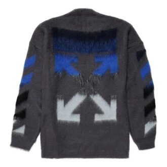FW19 Sweter męski z moheru Arrow, szary