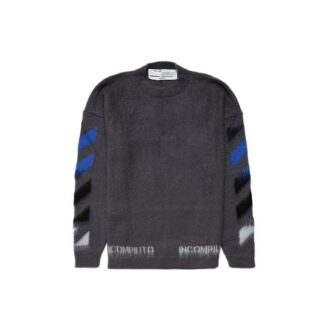 FW19 Sweter męski z moheru Arrow, szary