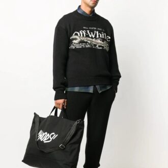FW20 Sweter męski Pascal Tool, czarny