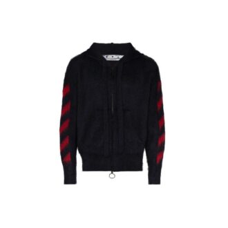 FW20 Sweter z nadrukiem strzałek dla mężczyzn, czarny