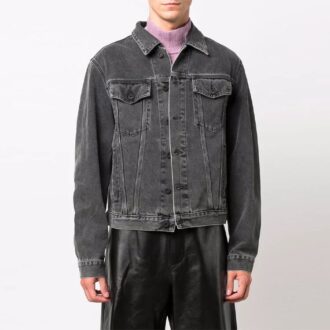 FW21 Kurtka Denim w wersji slim fit, szara