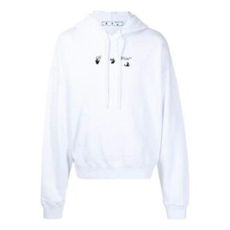 FW21 Nadruk z logo, długie rękawy, luźny krój, biała