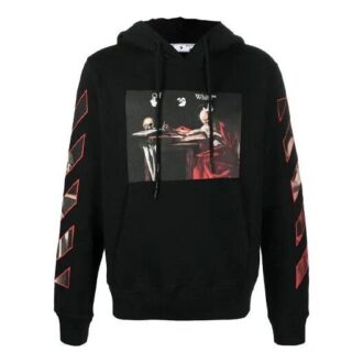 FW21 Sweter z nadrukiem logo, wersja standardowa, czarny