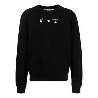 FW21 z nadrukiem logo, luźny krój, czarna