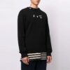 FW21 z nadrukiem logo, luźny krój, czarna