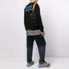FW21 z nadrukiem logo, luźny krój, czarna