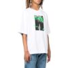 Off-White Męska koszulka z krótkim rękawem i okrągłym dekoltem z nadrukiem alfabetu FW22, biała