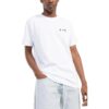Off-White Męska koszulka z krótkim rękawem i okrągłym dekoltem, jednokolorowa, z nadrukiem literowym, z logo, FW22, biała