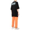 Off-White Męska koszulka z krótkim rękawem i okrągłym dekoltem z nadrukiem logo, kolekcja SS22, kolor czarny