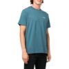 Off-White Męska koszulka z krótkim rękawem z nadrukiem logo strzałki w jednolitym kolorze, kolekcja SS22, wersja niebieska T-shirt