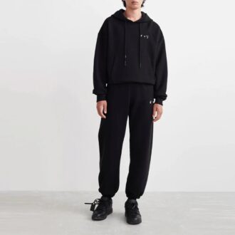 Off-White Męskie SS22 Logo Bundle Feet Spodnie sportowe/Spodnie/Spodnie dresowe Czarne