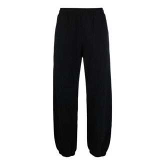 Off-White Męskie SS22 Spodnie sportowe/spodnie/joggery w Diagonalne paski, czarne