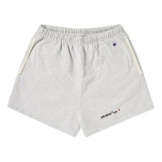 Off-White x Champion Męskie Jasnoszare