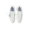 Out Of Office Skórzane Sneakersy „White Bright Green Rrick Red”