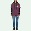 Sznurowane Luźne Unisex Fioletowo-czerwone