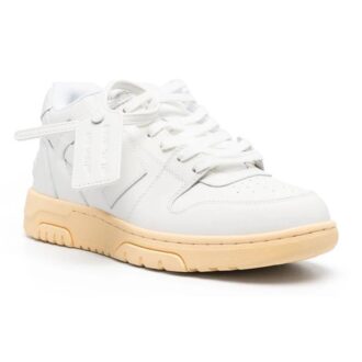 Sznurowane Sneakersy Out Of Office „White Yellow”