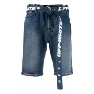 Szorty Denim FW21 w stylu casual, wersja slim fit, niebieskie