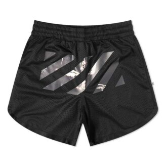 Szorty dresowe Caravaggio Arrow Mesh, czarne