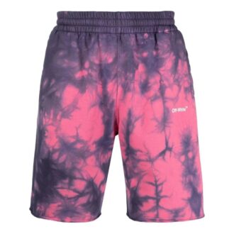 Szorty dresowe w stylu tie-dye „Różowe”