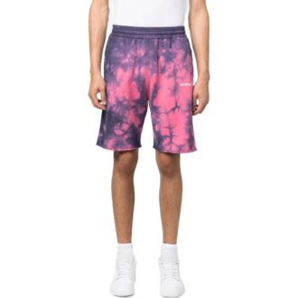 Szorty dresowe w stylu tie-dye „Różowe”