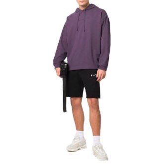 Szorty sportowe z logo SS22, wersja standardowa, czarne